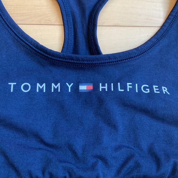 Tommy Hilfiger Navy Racerback Bralette - Picture 3 of 7